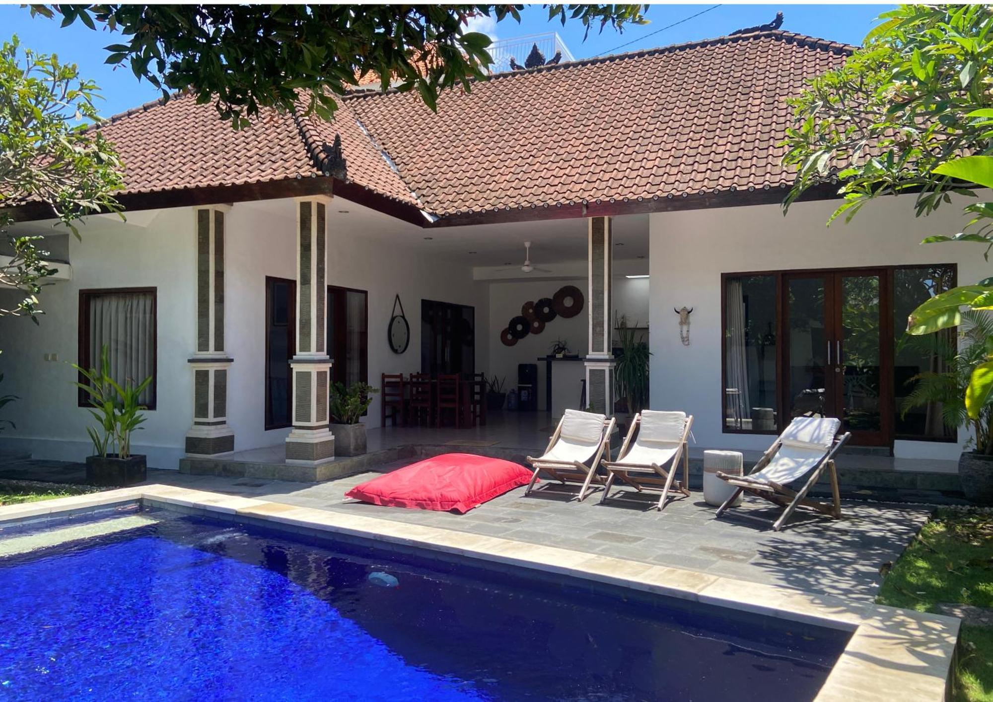 Charming Ricefield View 3 Bedrooms Villa Canggu Eksteriør bilde
